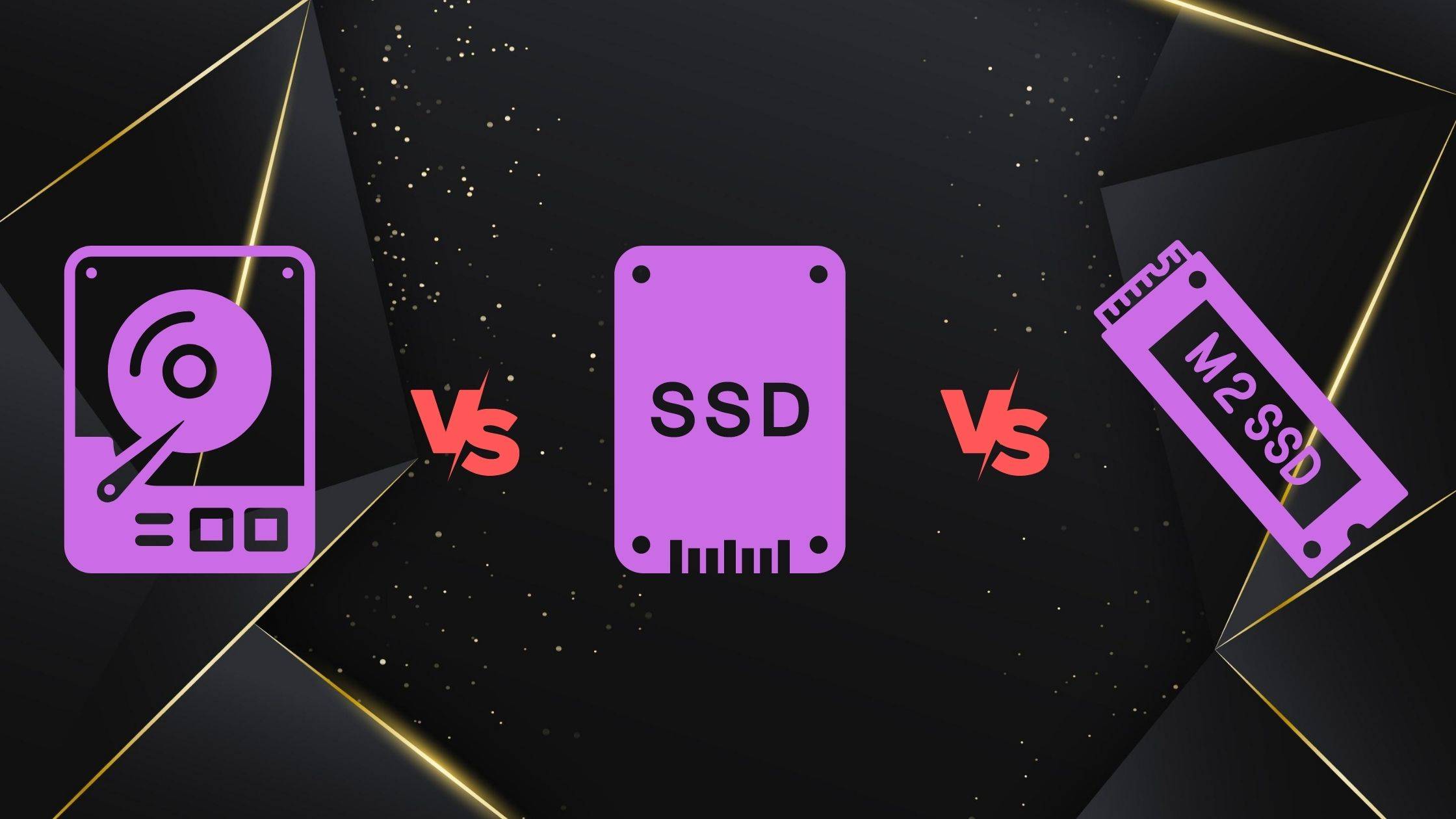 NVMe SSD vs. SATA SSD vs. HDD
