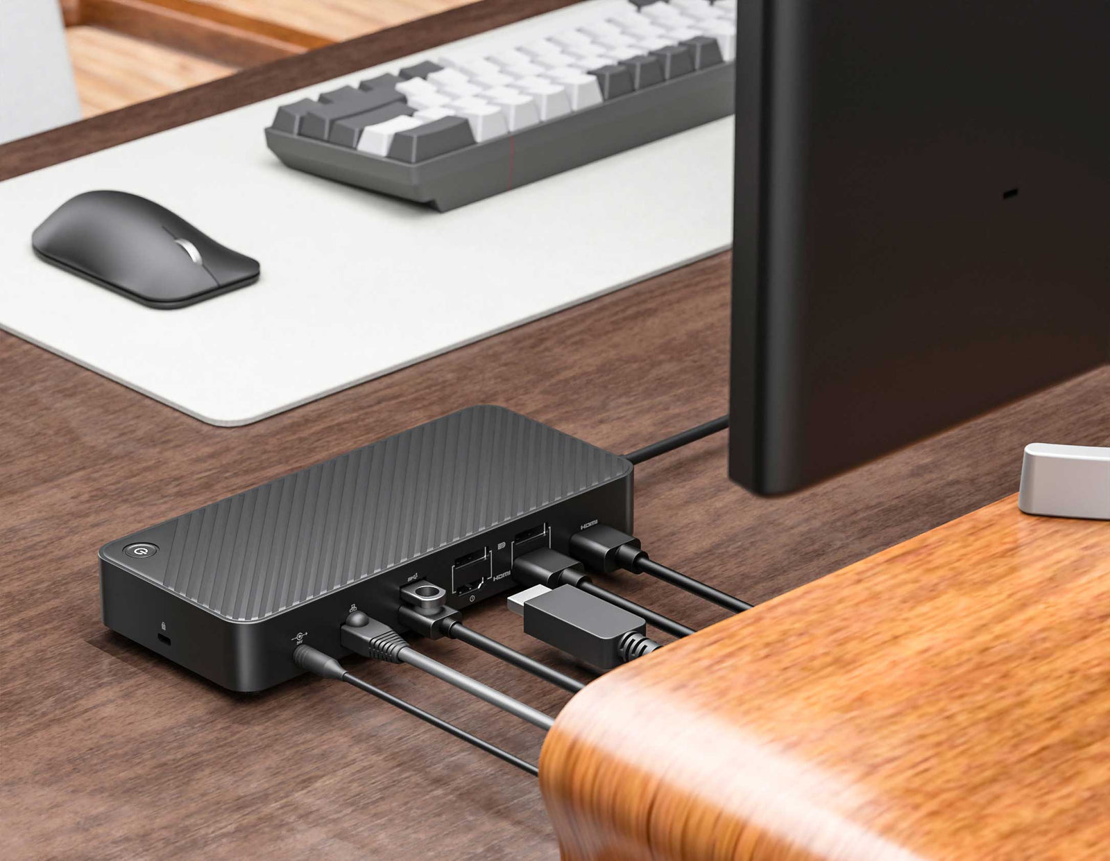 octanedock triple displaylink 4k docking station