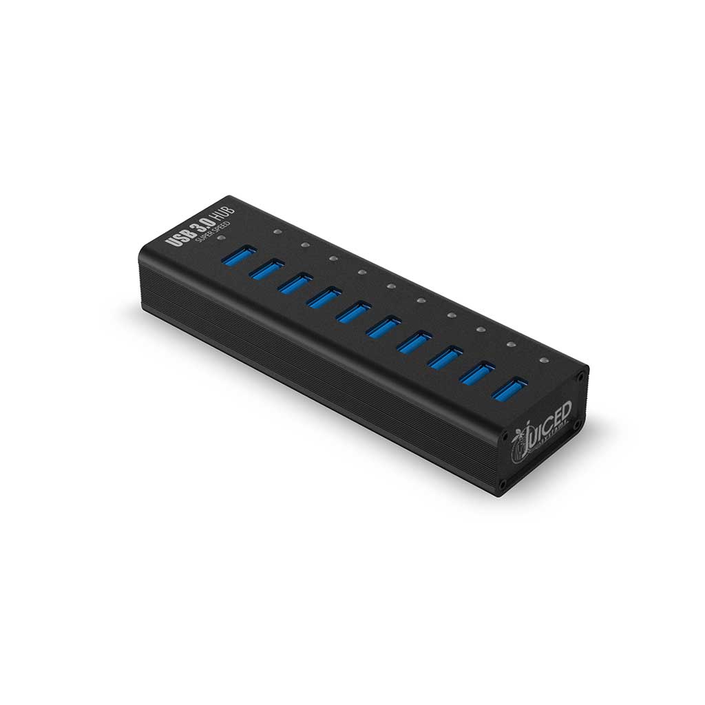 10 Port USB 3.0 Aluminum Hub