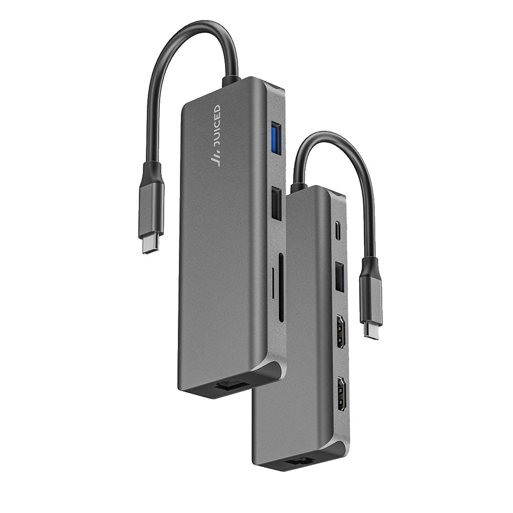 BizHUB XD USB-C Dual HDMI Multiport Adapter – Juiced Systems