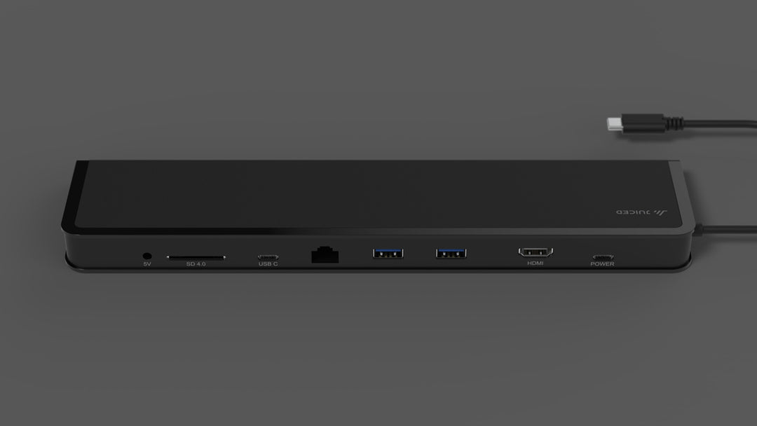 ChockDOCK v2 - USB-C Universal Laptop Docking Station - Juiced Systems