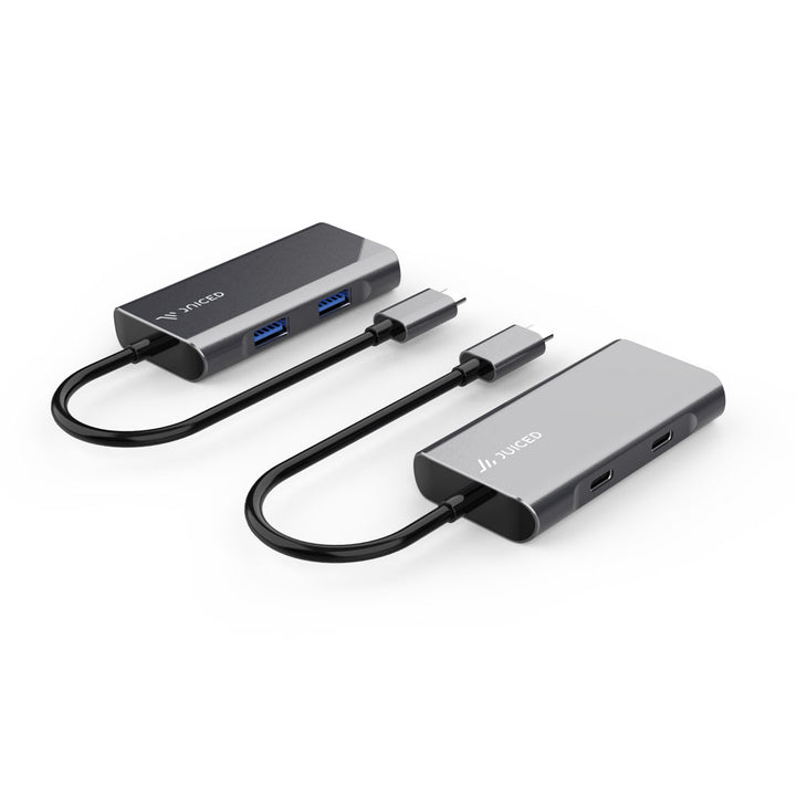 QuadHUB - USB-C 4 Port Travel Hub - Juiced Systems
