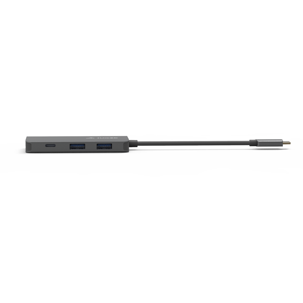 QuadHUB POWER | USB-C Power Delivery 10 Gbps Adapter