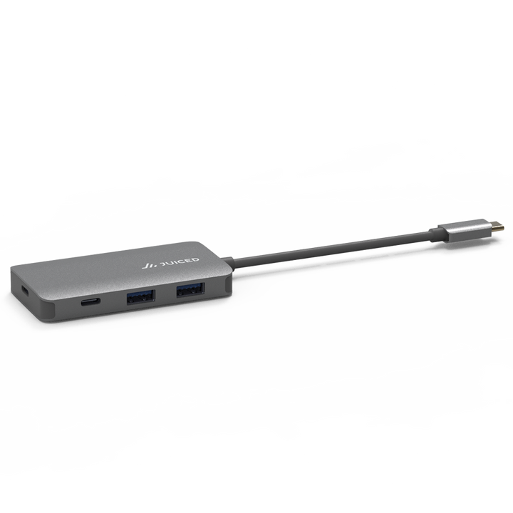 QuadHUB POWER | USB-C Power Delivery 10 Gbps Adapter