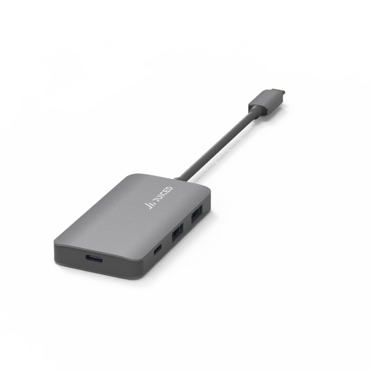 QuadHUB POWER | USB-C Power Delivery 10 Gbps Adapter
