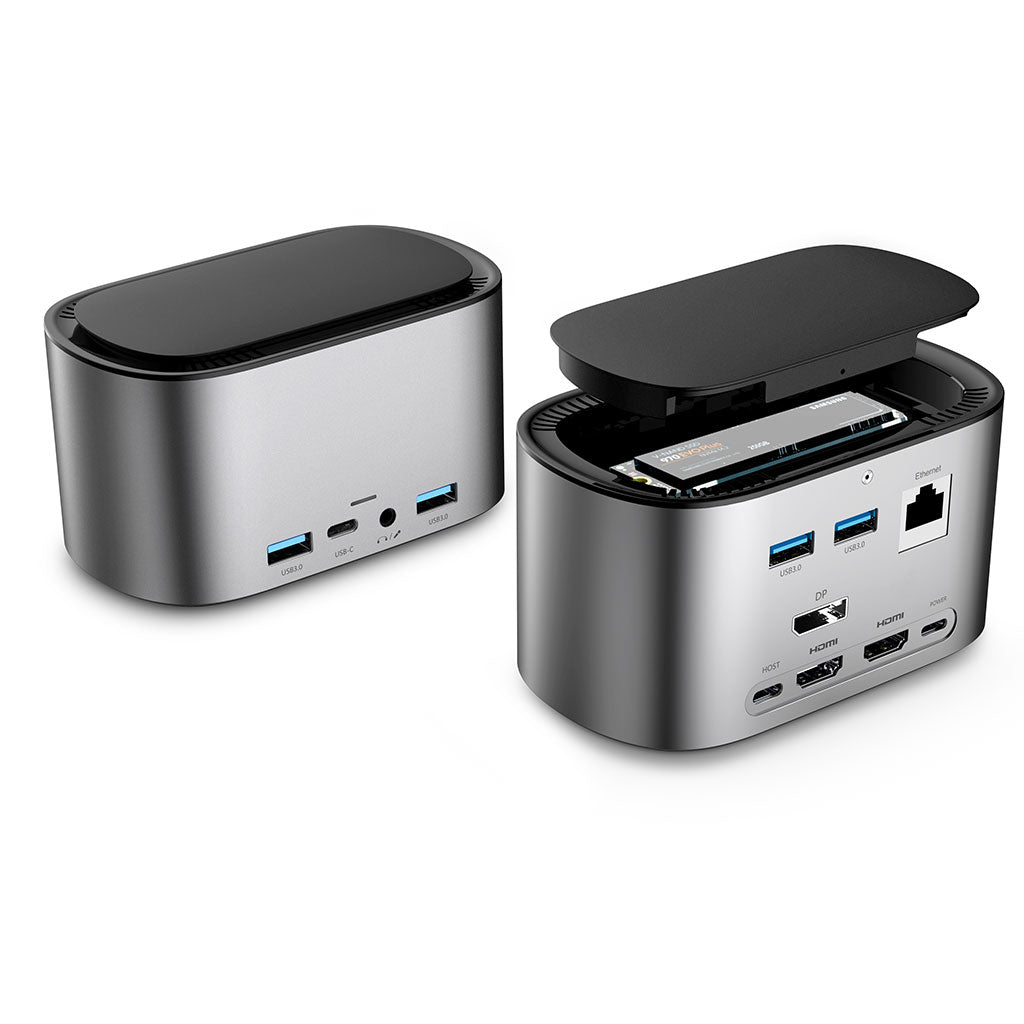 StashDOCK - USB-C Triple Display NVMe Docking Station
