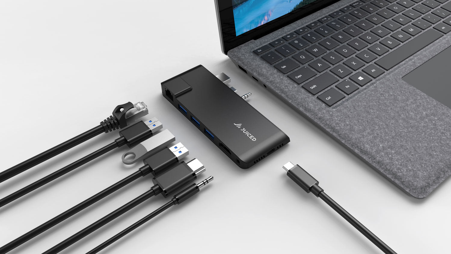 impacthub surface laptop 4 multiport gigabit ethernet adapter