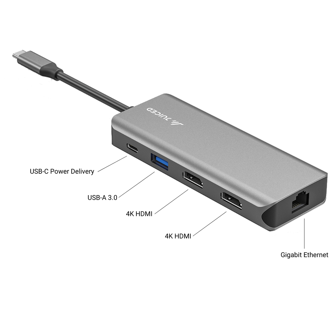 BizHUB XD - USB-C Dual HDMI Multiport Adapter