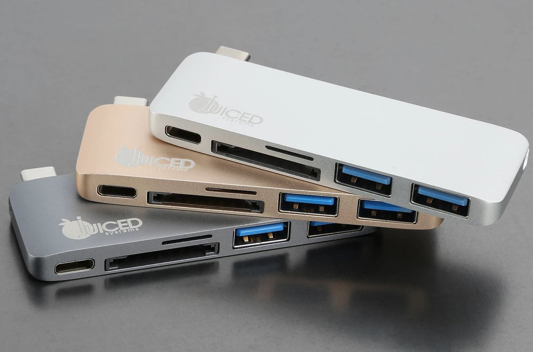 USB-C Macbook 12" 5 in 1 Adapter v2 - Juiced Systems
