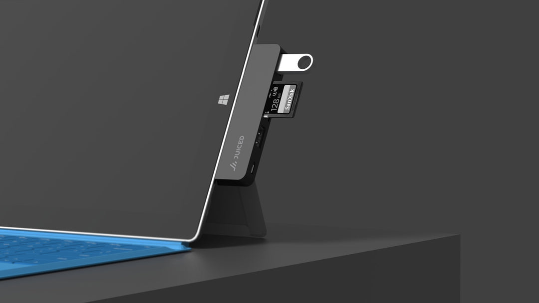 Surface 3: 5 in 1 Adapter ( w/ Pass-through Charging Ability) - Juiced Systems