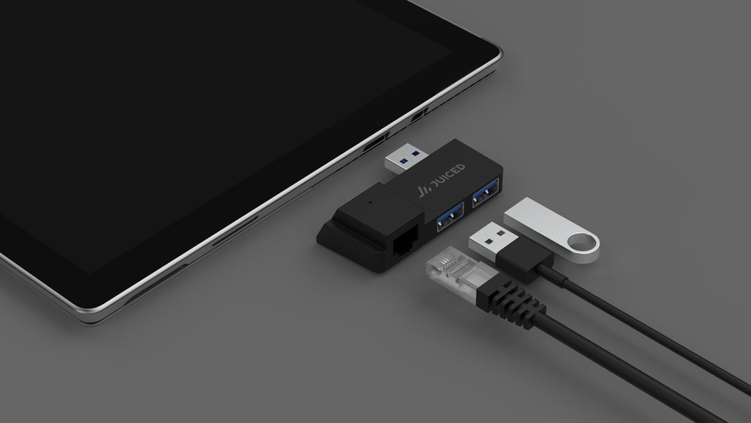 Surface Adapter — Gigabit + USB 3.0 Hub Juiced Systems