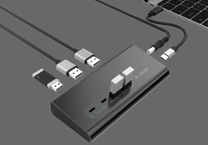 VertexHUB - USB-C Data & Charging Hub - Juiced Systems